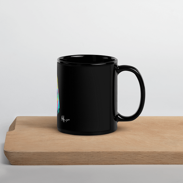 Black Glossy Animal Series Gorilla Mug - Image 3